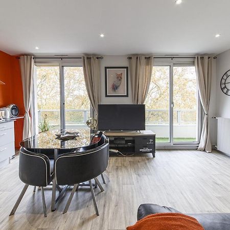 Chic Appartement Vue Sur Parc Au Calme Angers Kültér fotó