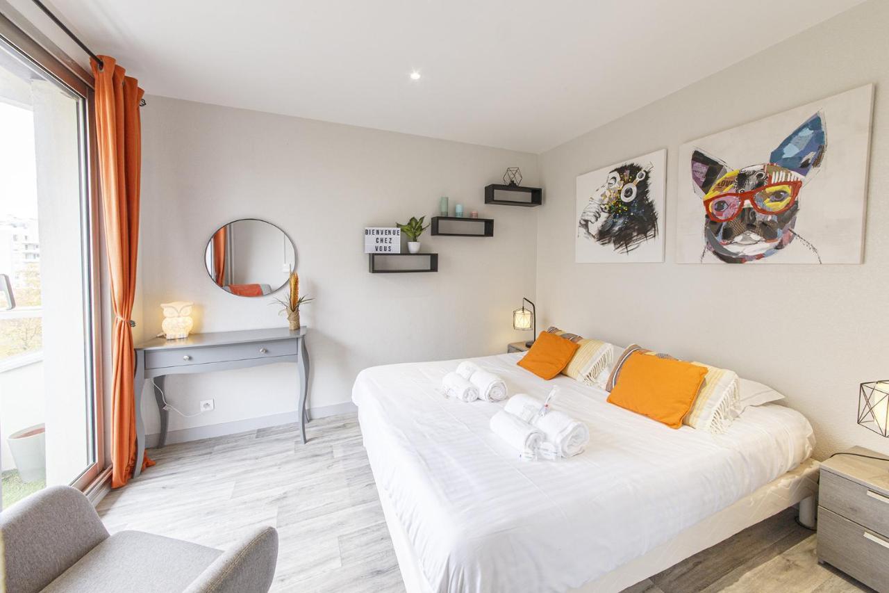 Chic Appartement Vue Sur Parc Au Calme Angers Kültér fotó